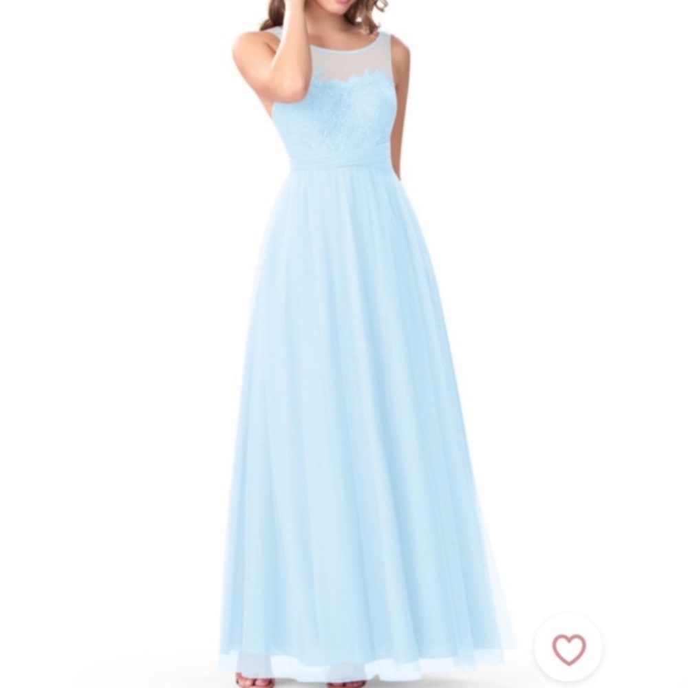 Baby blue Bridesmaid/Prom/Homecoming Dress